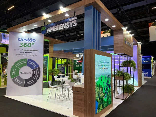 Estande Gestão 360 do Grupo Ambiensys